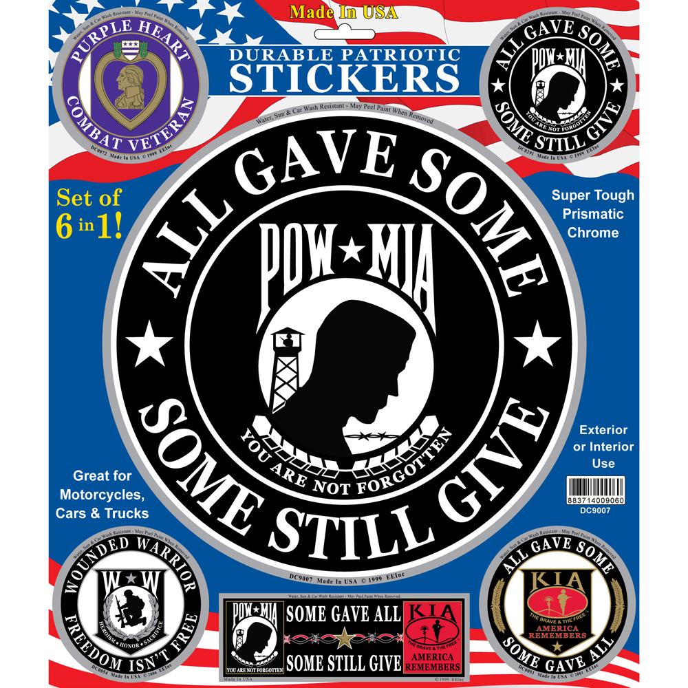 POW MIA You Are Not Forgotten Sticker 12&#x22;