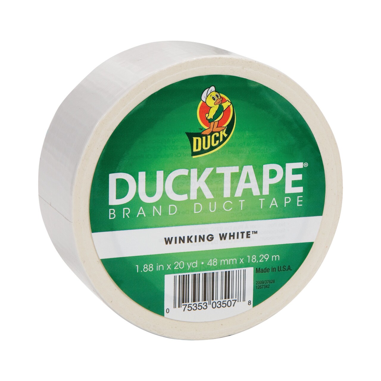 Duck Tape Solid Color Duck Tape, 1.88&#x22; x 20 yds., White