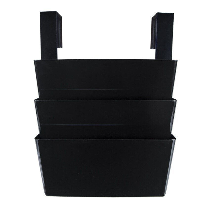 Storex Legal Sized Wall File 3 pack Set with Partition Hangers (Case of 6 Sets)