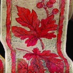 The Ribbon People Red and White Wired Craft Ribbon 2.5" x 20 Yards