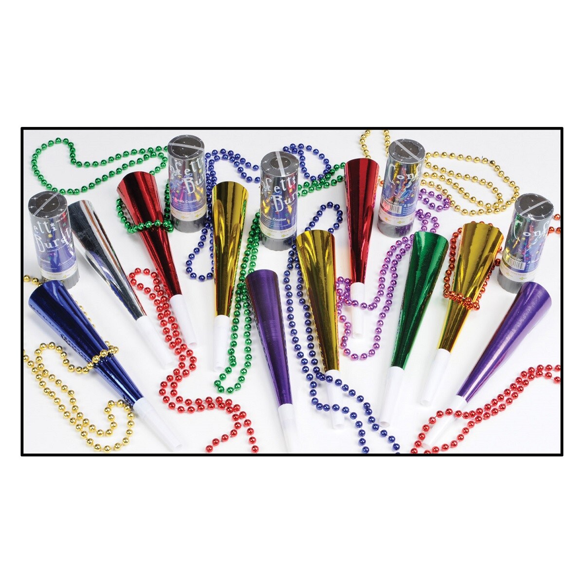 Beistle The Accessory Party Kit for 10 People for New Year's Eve