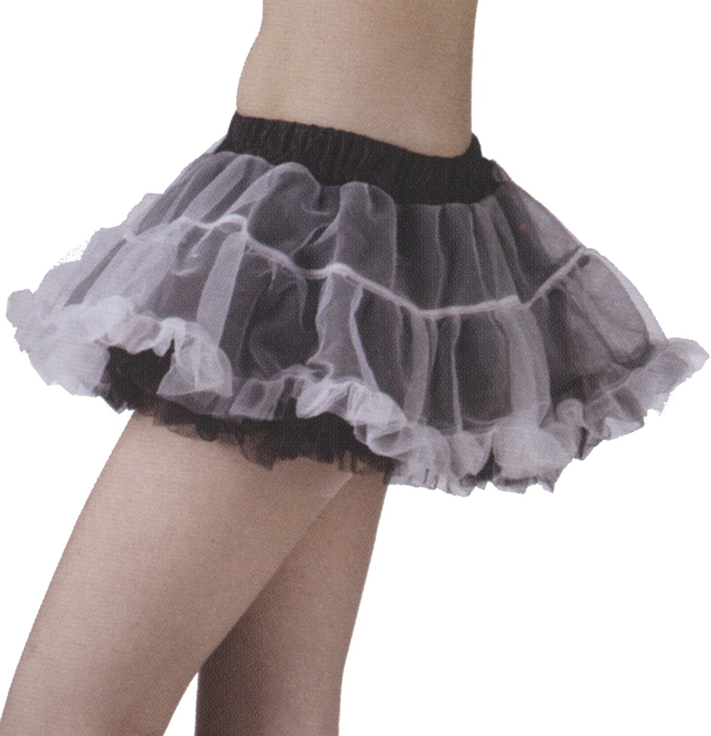 The Costume Center Black and White Tutu Skirt Women Adult Halloween Costume - One Size