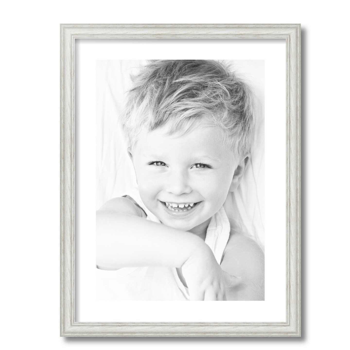 ArtToFrames 18x24" Matted Picture Frame with 14x20" Single Mat Photo Opening Framed in 1.25" White and 2" Mat (FWM-4098-18x24)