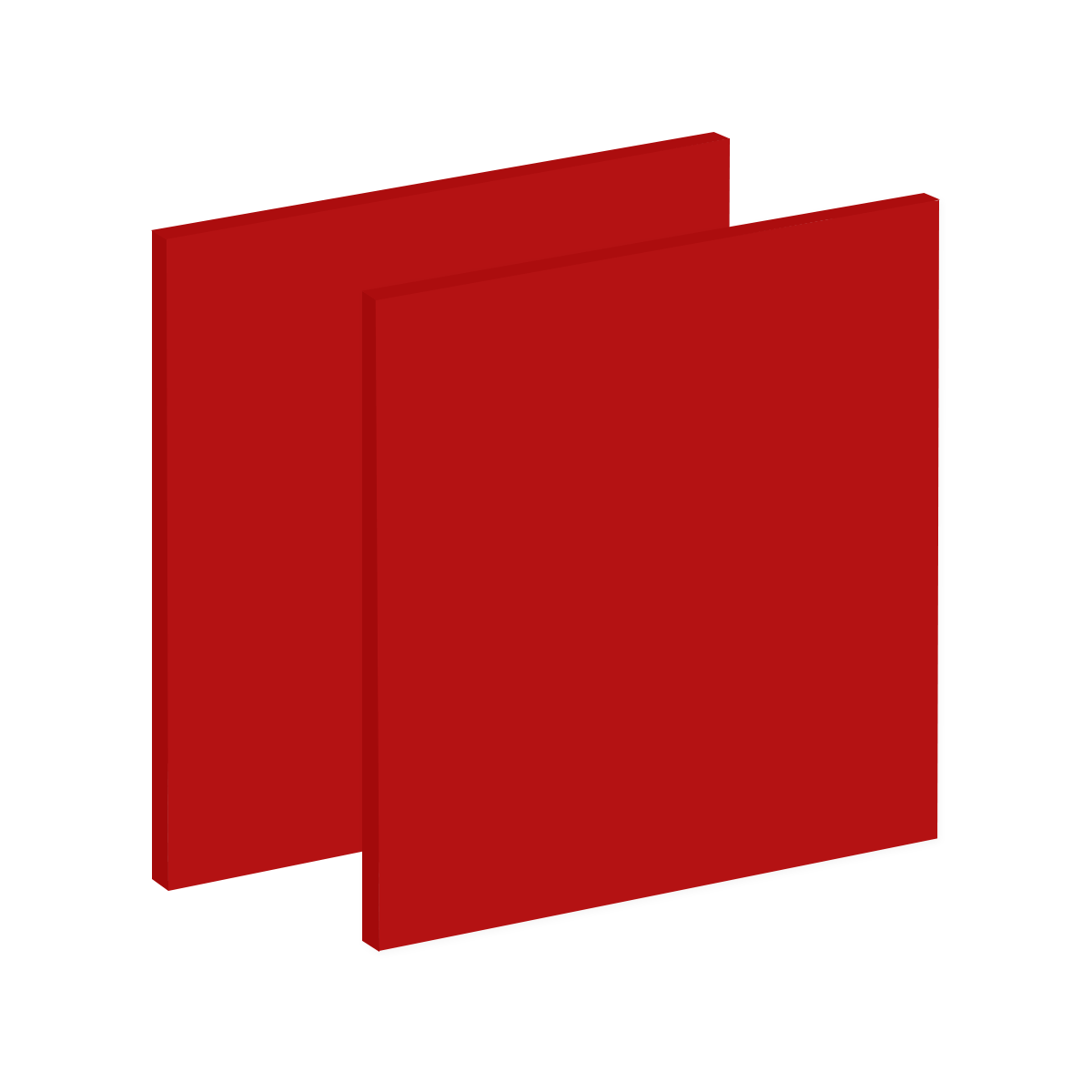 Red Cast Acrylic Gloss 1/8&#x22; (5&#x22; x 10&#x22;)