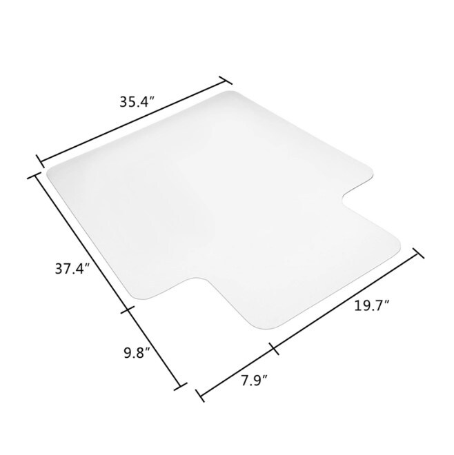 Clear PVC Protective Chair Mat For Office Rolling Chair