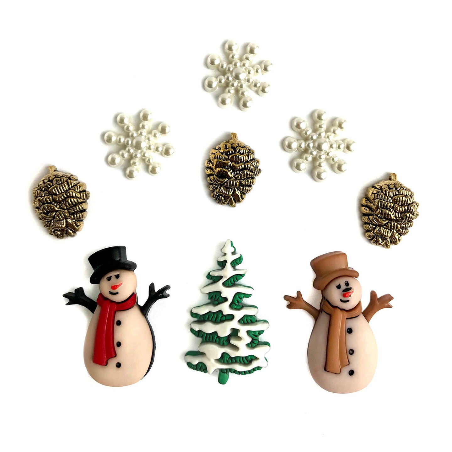 100pcs Christmas Santa Claus Christmas Tree Snowman Buttons Sewing Craft  Wooden Buttons Assorted Buttons for Crafts Sewing Decor - AliExpress