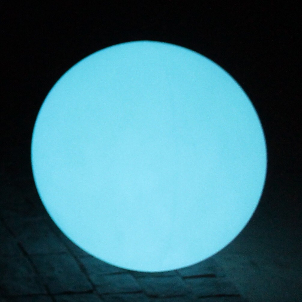 The Pool Supply Shop 15&#x22; Ovoid Remote Controlled Portable LED Illuminated Color Changing Sphere