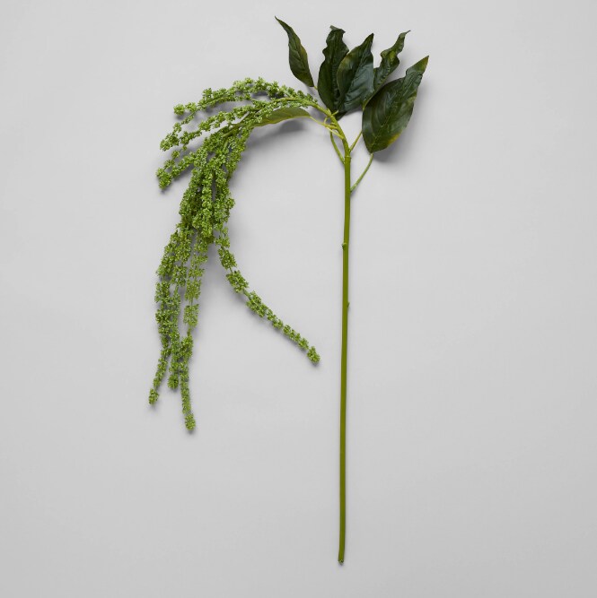 Spring Ecofaux Green Amaranthus Spray Stem by Bloomist