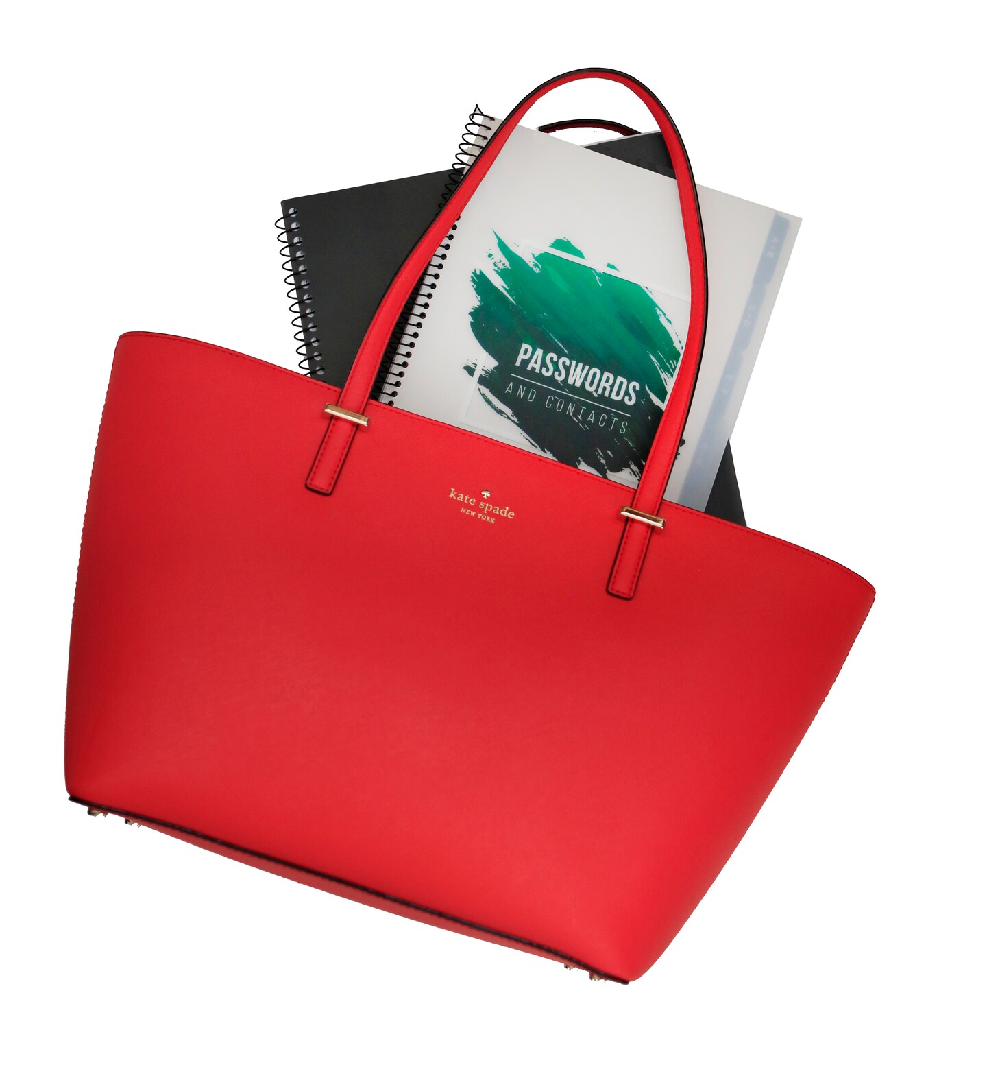 RE-FOCUS THE CREATIVE OFFICE, Large Password Keeper Book, Spiral Bound with Alphabetical Tabs