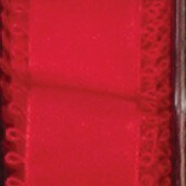 The Ribbon People Shimmering Red Pico Loop Edged Wired Craft Ribbon 1.5 ...