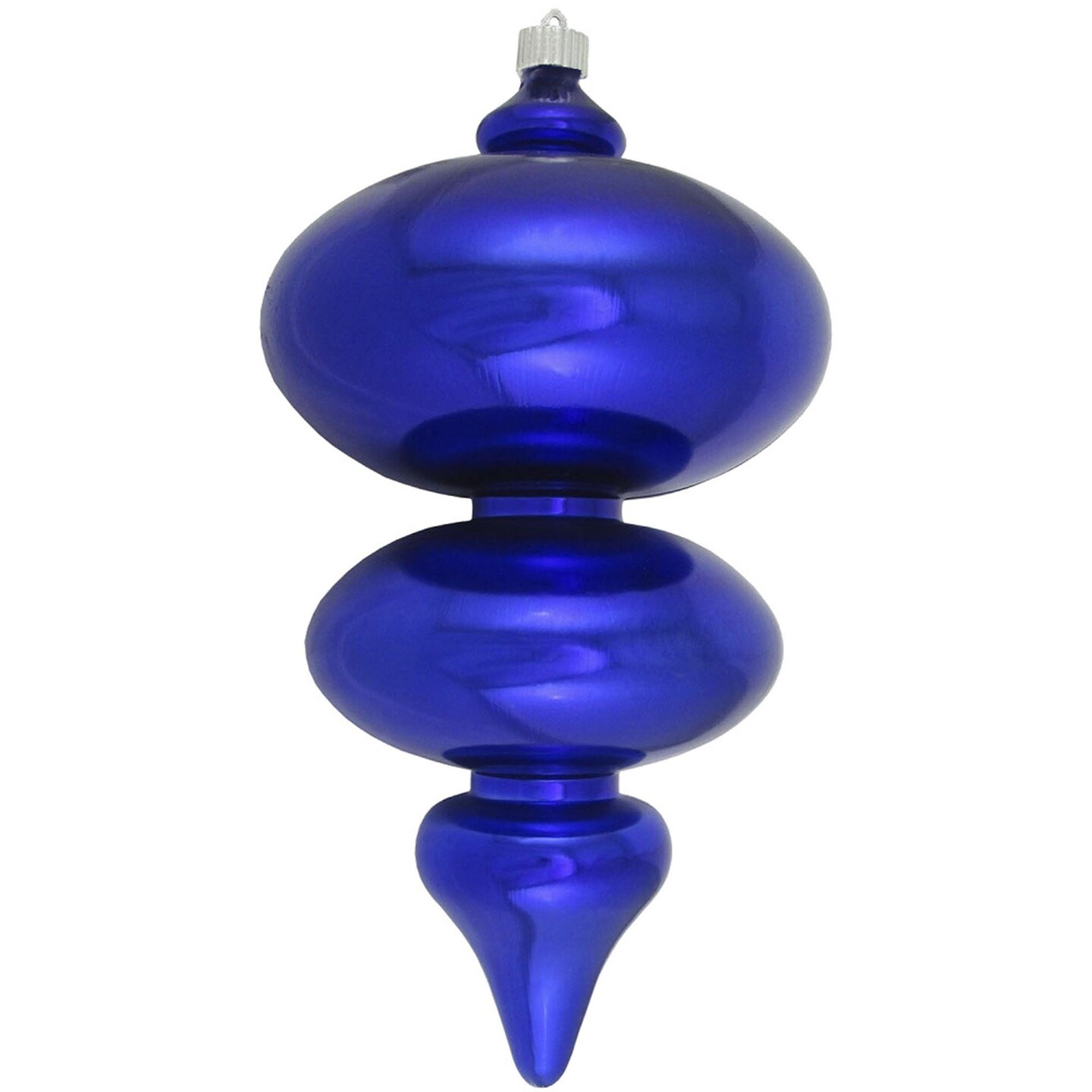 Christmas by Krebs Azure Blue Shatterproof Shiny Christmas Jumbo Finial ...