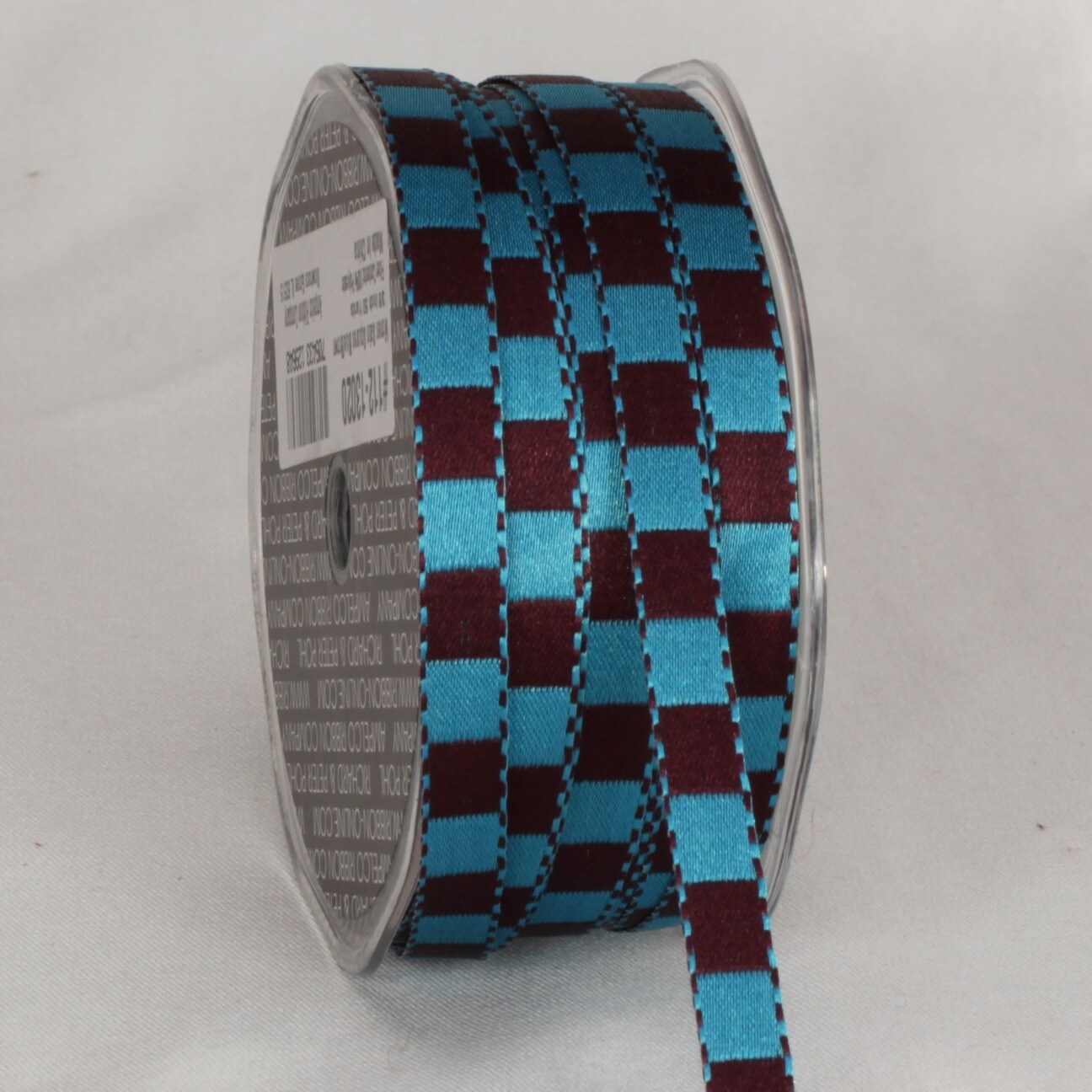 The Ribbon People Blue and Brown Woven Craft Ribbons 0.25&#x22; x 100 Yards
