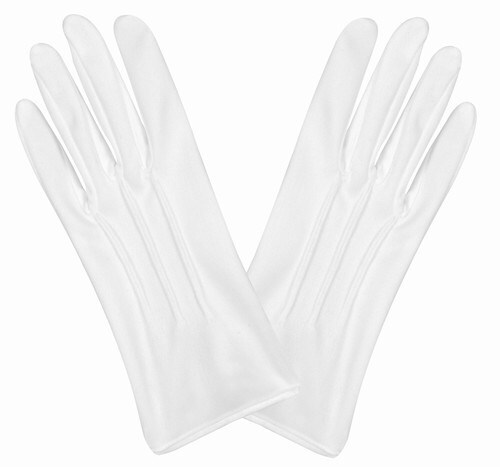 Beistle Club Pack of 24 Deluxe White Glove New Year's Party Costume Accessories
