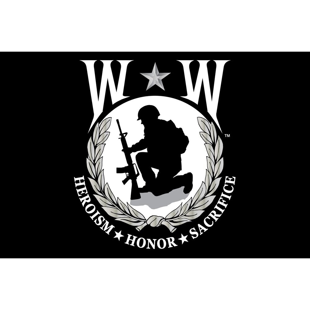 Patriotic Wounded Warrior Flag (12&#x22; x 18&#x22;)