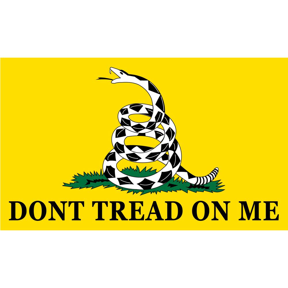 Don&#x27;t Tread On Me Flag with Grommets 3ft x 5ft