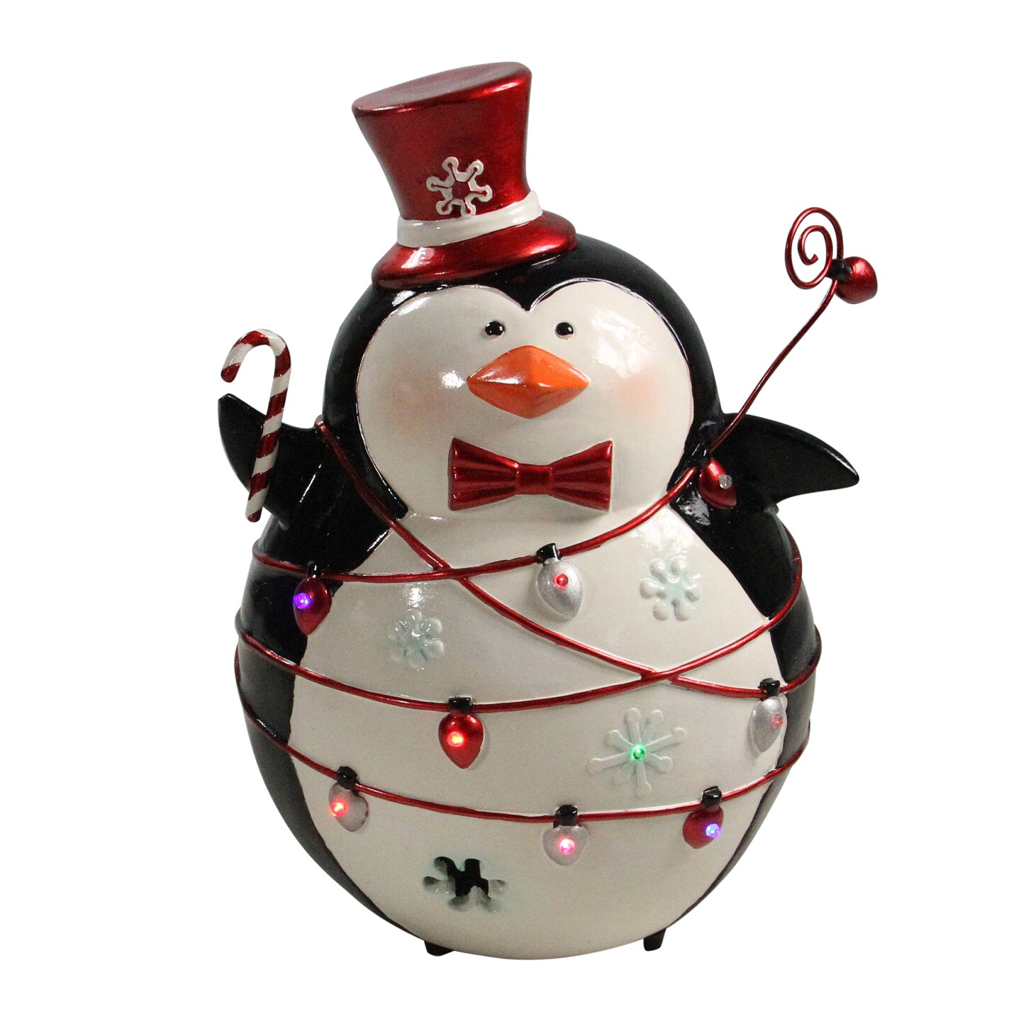 Northlight 14&#x22; Black and White Penguin LED Lighted Christmas Decor