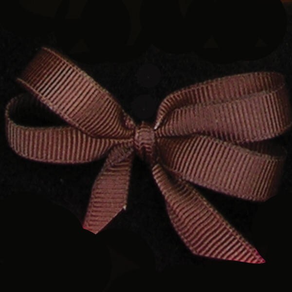 The Ribbon People Chocolate Brown Woven Edge Grosgrain Craft Ribbon 0.25" x 132 Yards