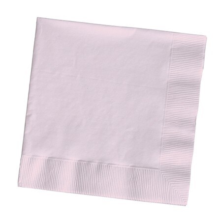 Party Central Club Pack of 500 Classic Pink 3-Ply Paper Party Lunch Napkins 6.5&#x22;