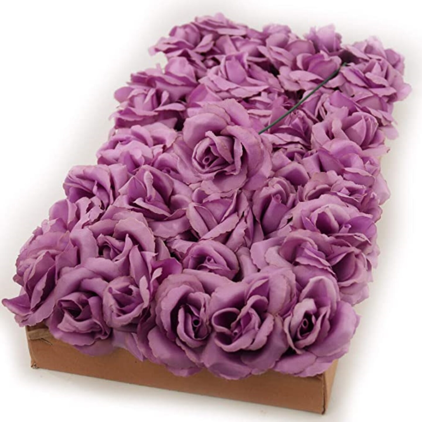 100pc Elegant 3" Diameter Lilac Rose Picks Perfect for DIY Crafts