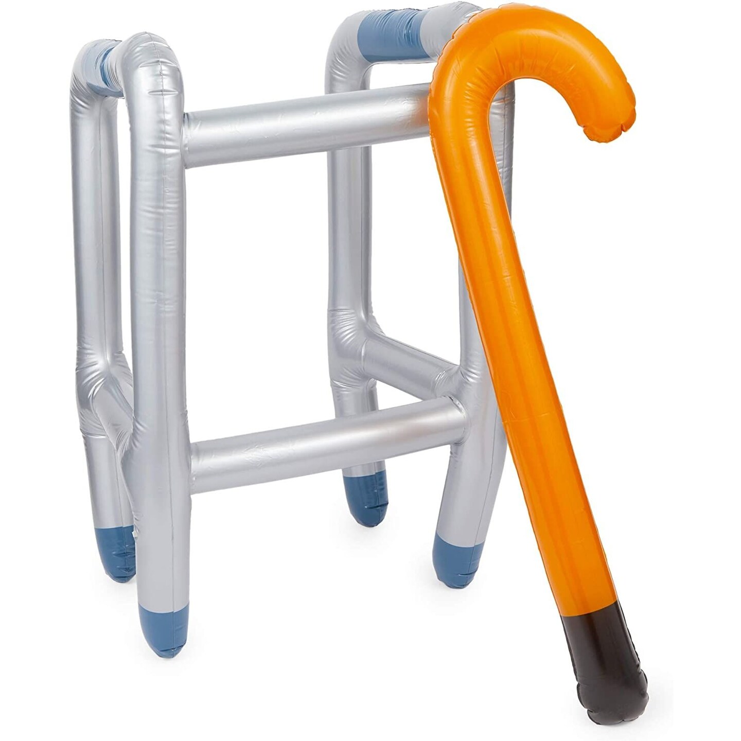 Inflatable Walker and Cane, Over The Hill Gag Gift (2 Pieces
