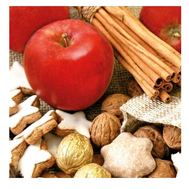 The Ribbon People Pack of 60 Christmas Potpourri Lunch Napkins 6.5"