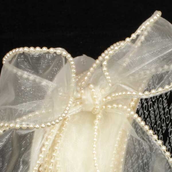 The Ribbon People Pearl Ivory Solid Edge Wired Craft Ribbon 2&#x22; x 40 Yards