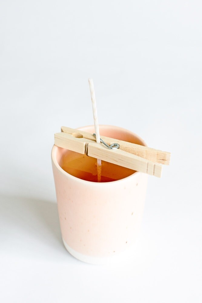 Paper &#x26; Clay Candle Vessel