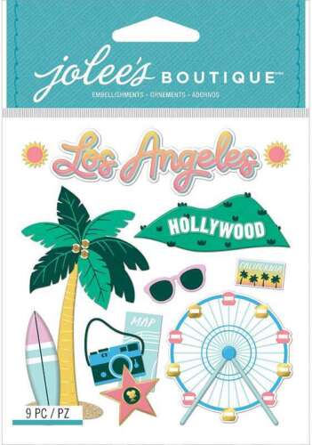 Jolee's Boutique Los Angeles Travel Dimensional Stickers