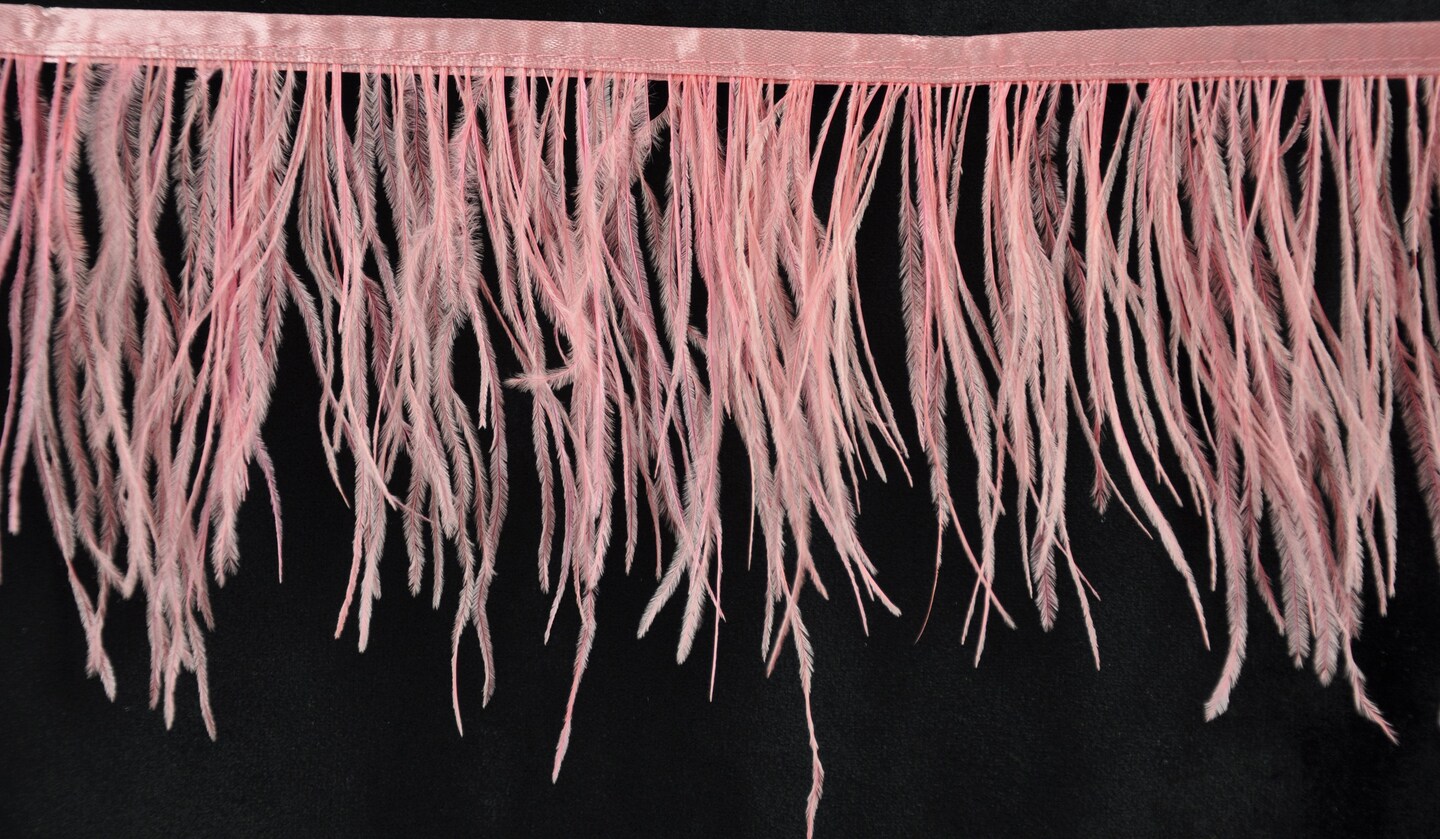 Dusty Rose Pink Trim