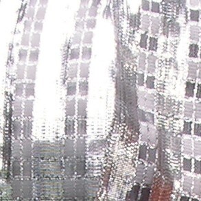 The Ribbon People Silver Checkered Abby French Wired Edge Craft Ribbon 1.5&#x22; x 27 Yards