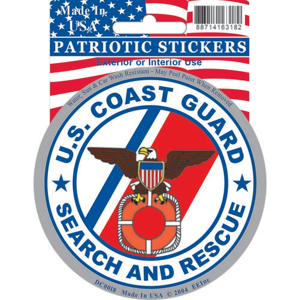 DC0018 U.S.C.G. Search and Rescue Operation Enduring Freedom Sticker (3.5&#x27;&#x27;)