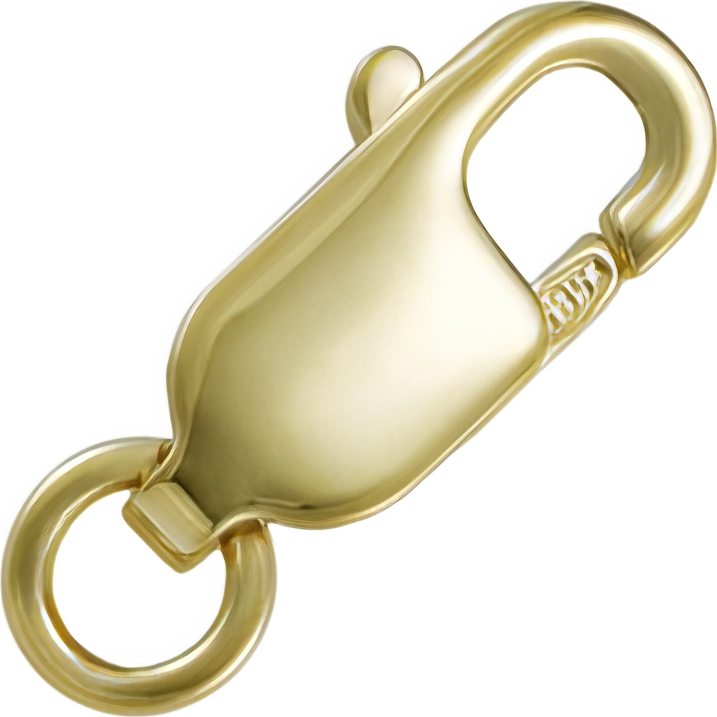 8 Yellow Gold Filled Lobster Claw Clasps with Jump Ring - 4 10mm &#x26; 4 12mm
