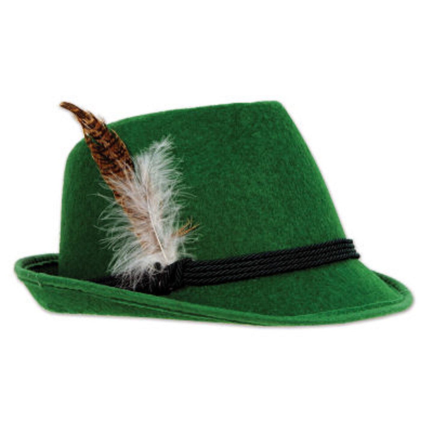 Party Central Pack of 6 Green Men Adult Oktoberfest Alpine Hats Costume Accessories - One Size