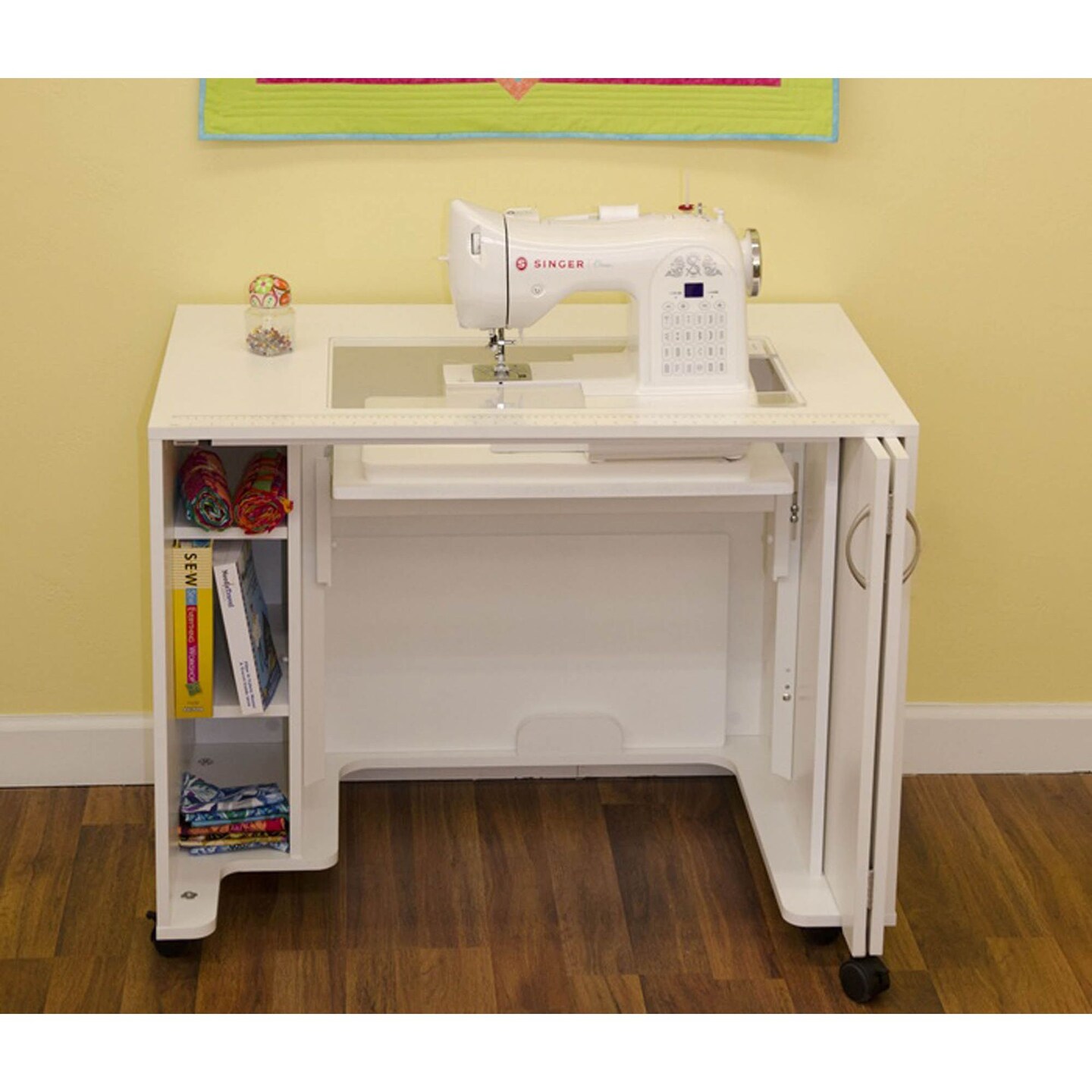 Arrow Sewing Airlift Cabinet - White