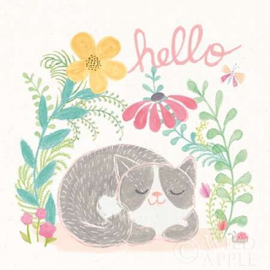 Garden Friends White VI Poster Print by Mary Urban - Item # VARPDX28593