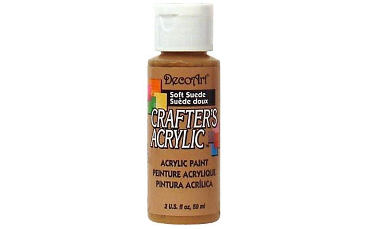Decoart Crafter&#x27;s Acrylic Paint 2oz Soft Suede