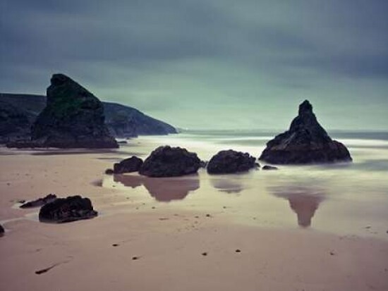 Bedruthan Steps beach Cornwall Poster Print by  Assaf Frank - Item # VARPDXAF20080827020C07