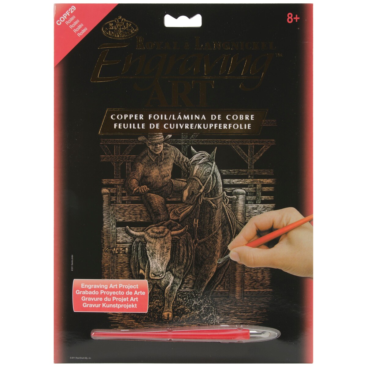 Royal & Langnickel(R) Copper Foil Engraving Art Kit 8
