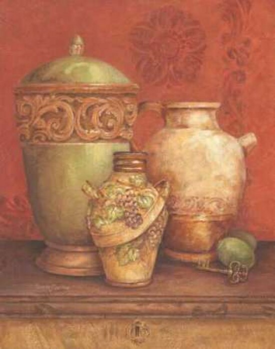 Tuscan Urns I Poster Print by Pamela Gladding - Item # VARPDXGLA449