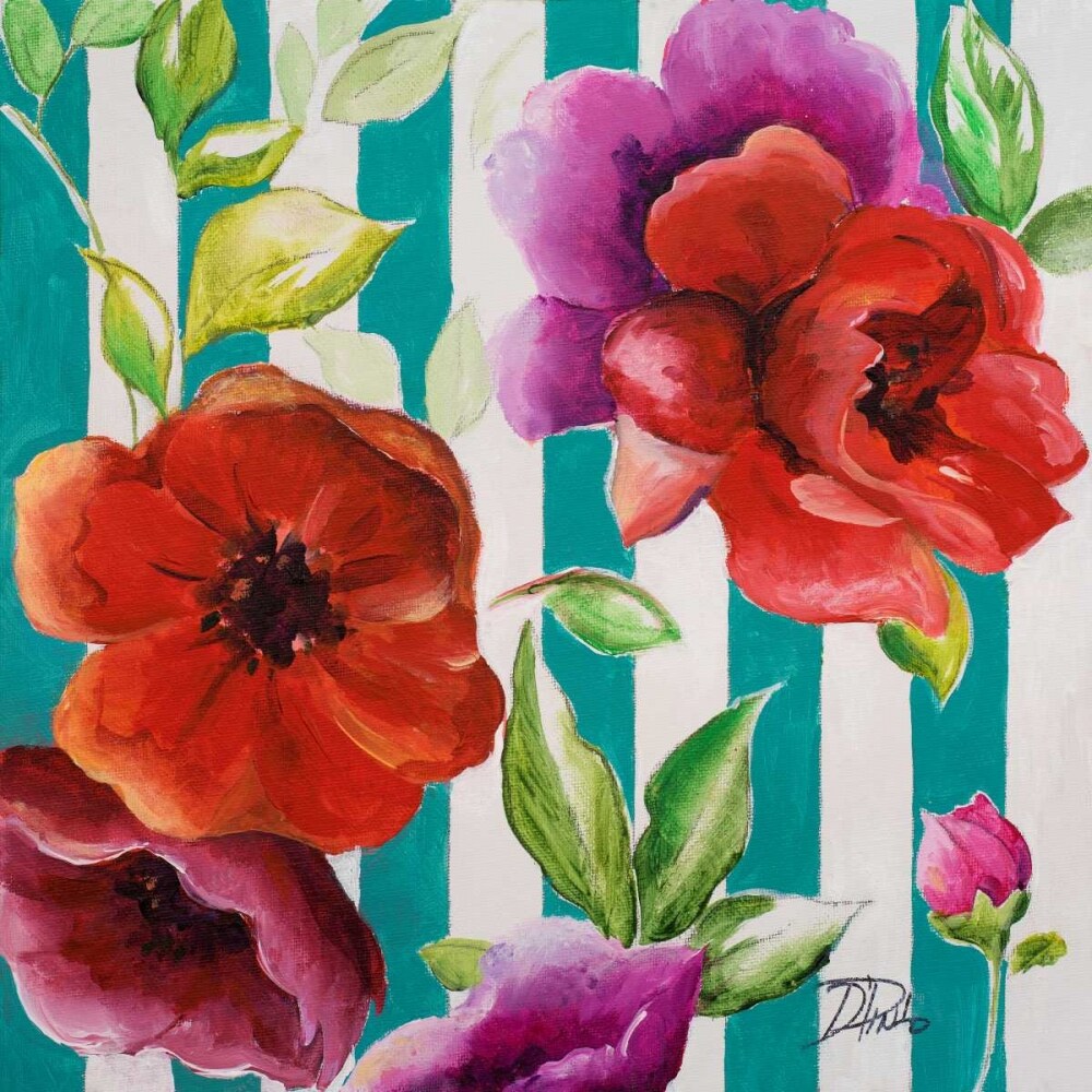 Red Flowers I Poster Print by Patricia Pinto - Item # VARPDX10592