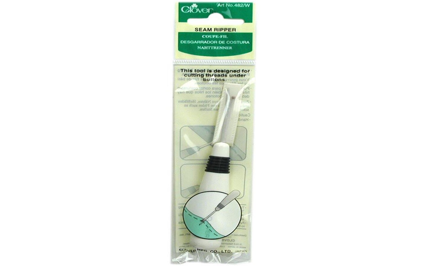 Clover Seam Ripper/White Handle Michaels