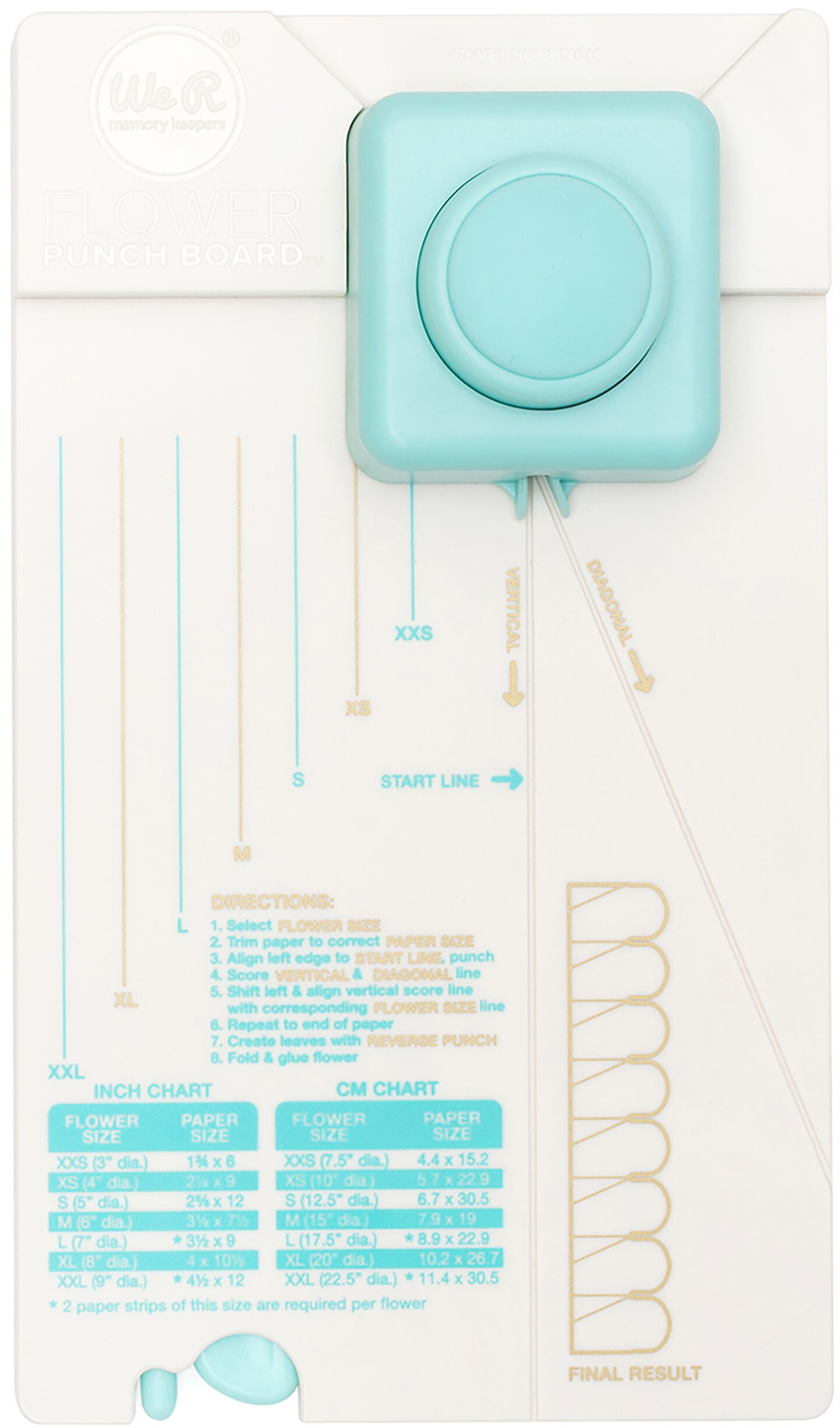 We R Memory Keepers Flower Punch Board Michaels