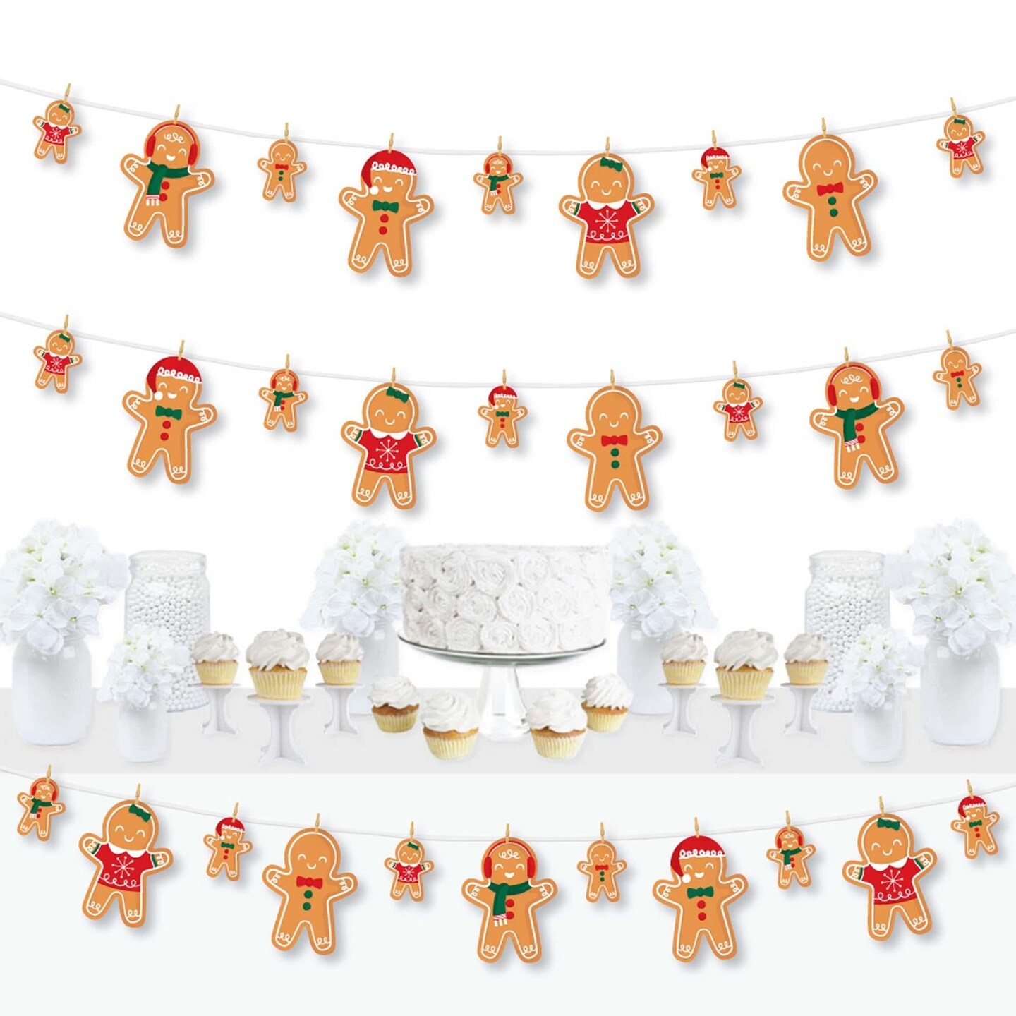 Big Dot Of Happiness Gingerbread Christmas - Holiday Party Decor