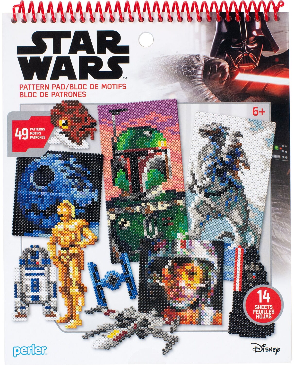 Perler Fused Bead Pattern Pad-Star Wars