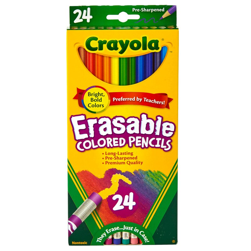 Erasable Colored Pencils, 24 Count | Michaels