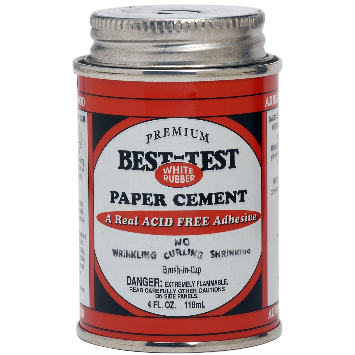 Speedball Best-Test Premium White Rubber Paper Cement-4oz