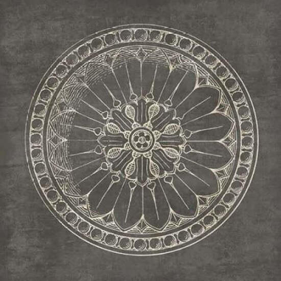Rosette I Gray Poster Print by  Wild Apple Portfolio - Item # VARPDX21573