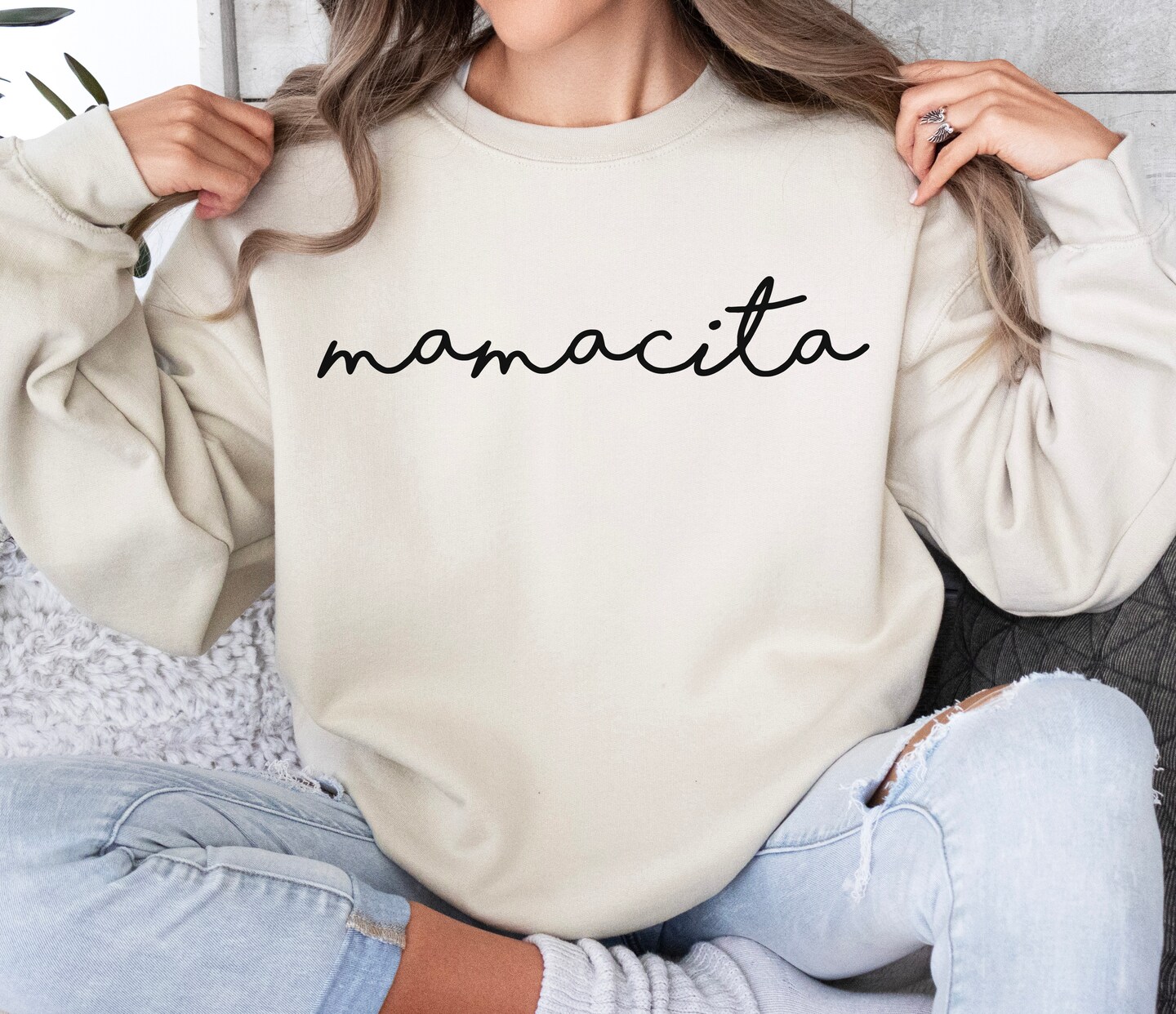 Mom Sweatshirt, Mamacita Sweatshirt, Mama Shirt, Mom Shirt, Mothers Day Gift, Mom Birthday Gift product 3