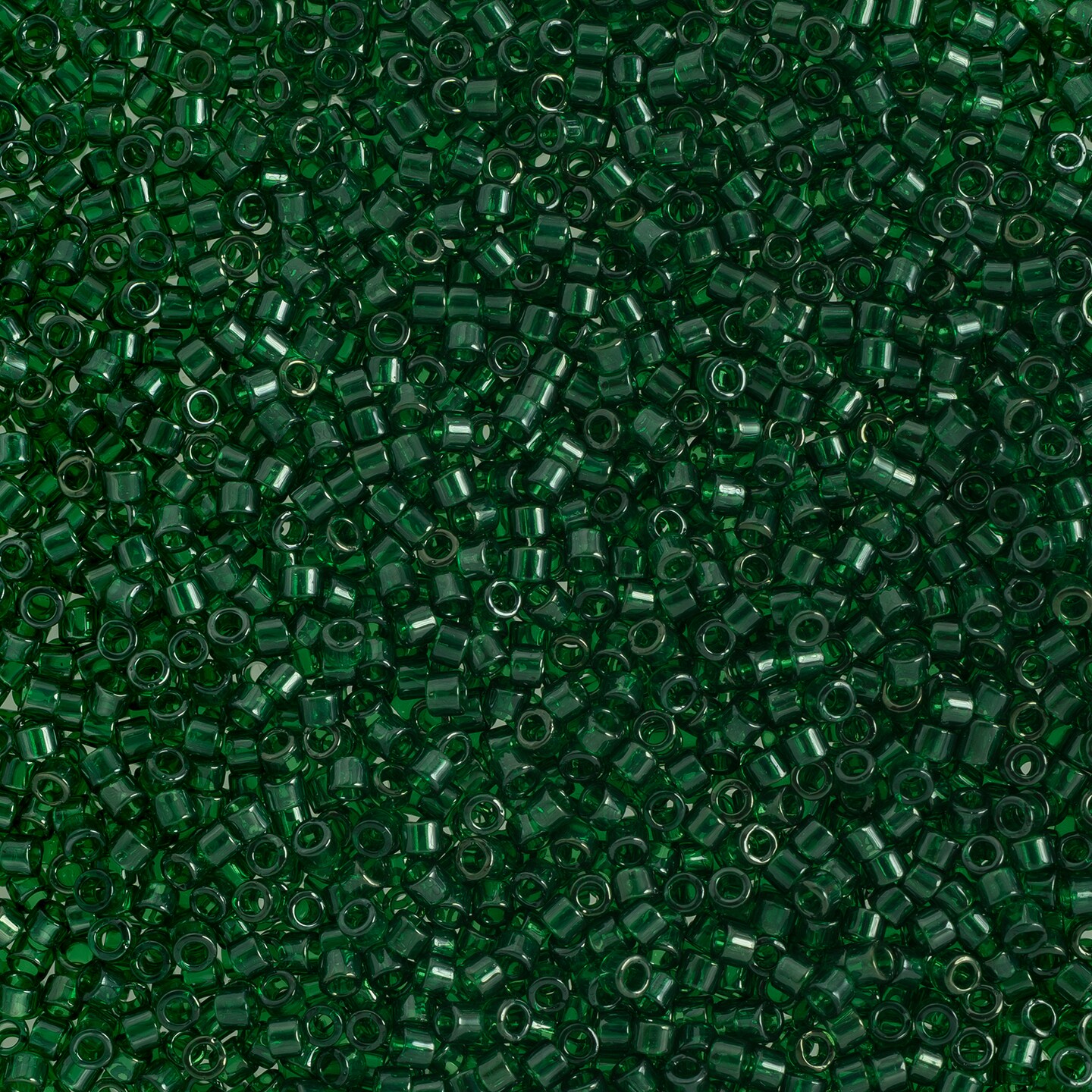 Miyuki Delica 5.2g Transparent Glass Beads, 11/0