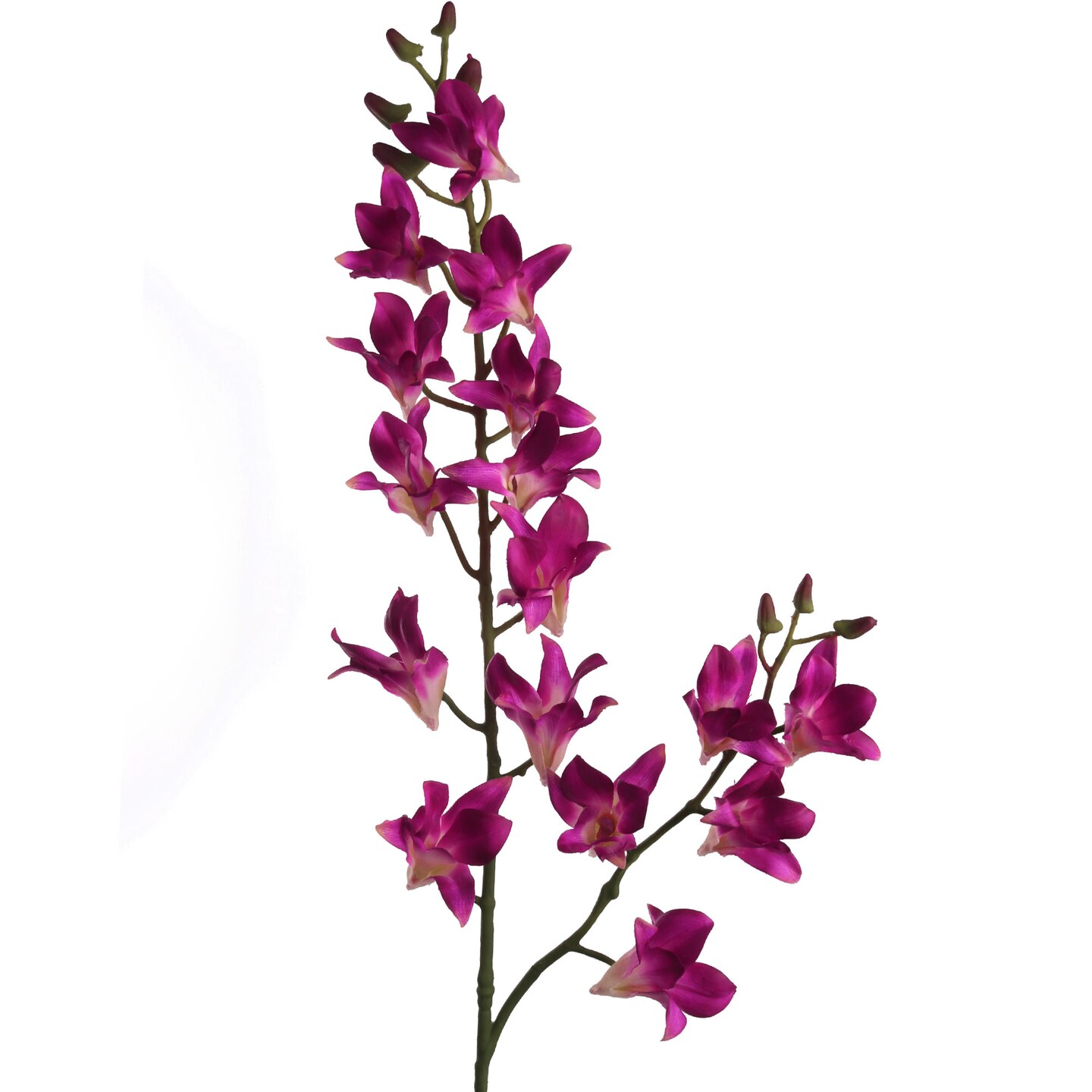 2-Pack Real Touch Purple Dendrobium Spray - Lifelike Floral Accents for Home Décor & Arrangements - Elegant Touch, Floral Home by Artificial Flowers